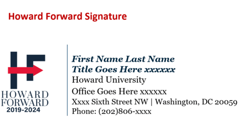 Howard Forward Email Signature