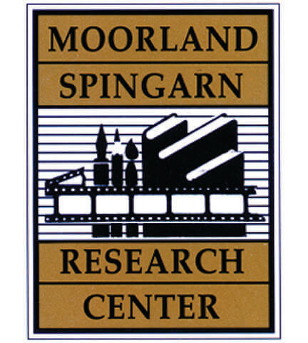 Moorland Spingarn Research Center logo in brown and black